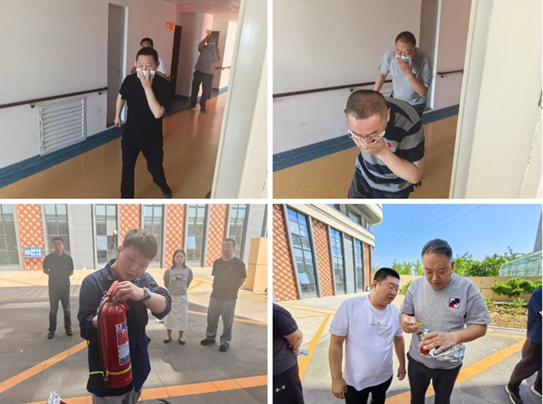 锦州市福利彩票中心开展消防演练活动
